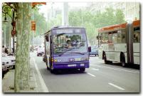 Tombus en la Av. Diagonal