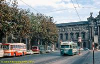 Tranvía de la línea 29 junto a Atarazanas. Foto JF Bromley, año 1967