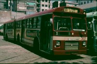 Cochera Diputación, año 1973. Foto Javier Roselló