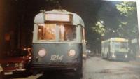 Ultimo día de circulación del tranvía 50 y primero del bus 50. Foto autor desconocido