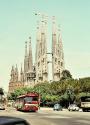 Pl. Sagrada Familia, años 80. Foto autor desconocido. Grupo FB Barcelona Història en fotografies