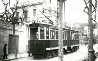 Tranvía de la Rabassada en la Av. República Argentina, años 30. Archivo Municipal de Barcelona