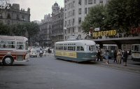 Pl. Cataluña, junio 1964. Foto TrainsandTravel