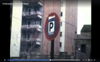 Parada de tranvía en Dos de Maig. Foto Genís de Gosol, año 1971