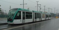 Primer tranvia que llegó a Consell Comarcal. 5/1/2006
