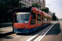Tranvía Colombino de pruebas que estuvo circulando en Barcelona en el año 1997, 20/9/1997
