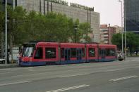 Tranvía Colombino de pruebas. Foto Pere París, sept. 1997