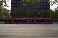 Tranvía Colombino de pruebas. Foto Pere París, sept. 1997