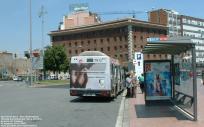 En la Pl. España, mayo 2003