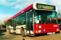 Autobus de la lnea 27 en la cochera