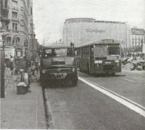 Autobús de la línea 29 en la Pl. Cataluña