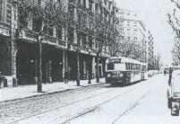 Calle Roselln entre Bailen y General Mola - ao 1964