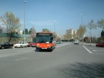 En la Av. Xile en el cruce con la calle Pintor Ribalta, marzo 2002