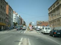 En la C de Collblanch con la Av. Josep Molins, junio 2002