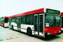 Un autobus de la lnea 59 en las cocheras