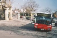 En el giro de la Av. Tibidabo.