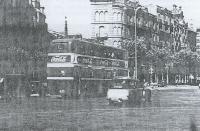 Trolebus FD en la plaza Victoria - ao 1954