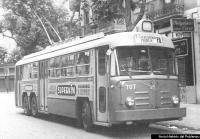 Trolebus de la lnea FD en Pueblo Nuevo