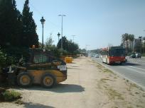 En la Av. Diagonal, marzo 2002