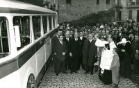 Inauguracin del servicio Tajo - Av. Tibidabo, 5-12-1953