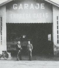 En las cocheras de la calle Salses, ao 1963