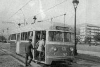 Tranvia en la Av. Diagonal, en la Zona Universtaria