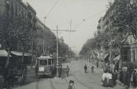 Tranvía línea C en Ronda San Antonio