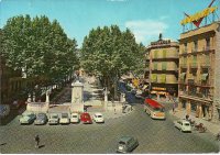 Autobús de V.Belmonte en la Rambla, año 1968. Col. Miguel Segura