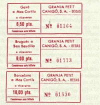 Autobus de la empresa Petit Canigó
