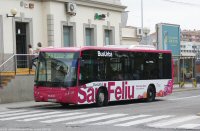 Línea SF3 en la estación, que circula solo los sábados, sept. 2013