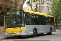 SF2 en el final provisional del Pº Nadal, mientras se derrumbaba la estación de tren, julio 2023